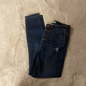 NWOT Madewell 10inch high rise skinny Jean